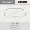 MS-1458 MASUMA Комплект тормозных колодок