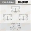 MS-1494 MASUMA Комплект тормозных колодок