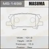 MS-1498 MASUMA Комплект тормозных колодок