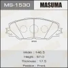 MS-1530 MASUMA Комплект тормозных колодок