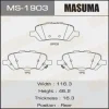 MS-1903 MASUMA Комплект тормозных колодок