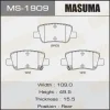 MS-1909 MASUMA Комплект тормозных колодок