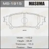 MS-1915 MASUMA Комплект тормозных колодок