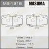 MS-1918 MASUMA Комплект тормозных колодок