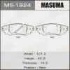 MS-1924 MASUMA Комплект тормозных колодок