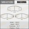 MS-2105 MASUMA Комплект тормозных колодок