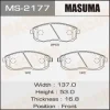 MS-2177 MASUMA Комплект тормозных колодок