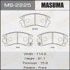 MS-2225 MASUMA Комплект тормозных колодок