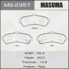 MS-2357 MASUMA Комплект тормозных колодок