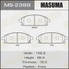 MS-2389 MASUMA Комплект тормозных колодок