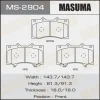 MS-2904 MASUMA Комплект тормозных колодок