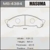 MS-4384 MASUMA Комплект тормозных колодок