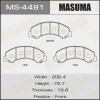 MS-4491 MASUMA Комплект тормозных колодок