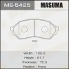 MS-5425 MASUMA Комплект тормозных колодок