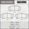 MS-5563 MASUMA Комплект тормозных колодок