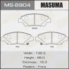 MS-8904 MASUMA Комплект тормозных колодок