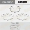 MS-8905 MASUMA Комплект тормозных колодок