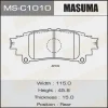 MS-C1010 MASUMA Комплект тормозных колодок