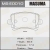 MS-E0010 MASUMA Комплект тормозных колодок