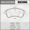 MS-E0038 MASUMA Комплект тормозных колодок