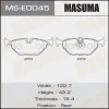 MS-E0045 MASUMA Комплект тормозных колодок