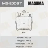 MS-E0087 MASUMA Комплект тормозных колодок
