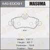 MS-E0091 MASUMA Комплект тормозных колодок