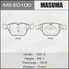 MS-E0100 MASUMA Комплект тормозных колодок