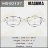 MS-E0137 MASUMA Комплект тормозных колодок