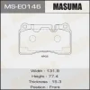 MS-E0146 MASUMA Комплект тормозных колодок