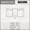 MS-E0147 MASUMA Комплект тормозных колодок