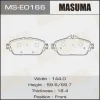 MS-E0166 MASUMA Комплект тормозных колодок