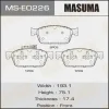 MS-E0226 MASUMA Комплект тормозных колодок