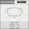 MS-U0038 MASUMA Комплект тормозных колодок