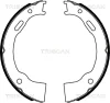 8100 80014 TRISCAN Комплект тормозных колодок, стояночная тормозная система