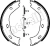 53-0232K METELLI Комплект тормозных колодок, стояночная тормозная система