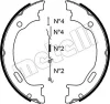 53-0242K METELLI Комплект тормозных колодок, стояночная тормозная система