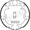 53-0444 METELLI Комплект тормозных колодок, стояночная тормозная система