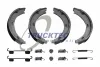 02.35.203 TRUCKTEC Комплект тормозных колодок, стояночная тормозная система