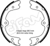 153-298 CIFAM Комплект тормозных колодок, стояночная тормозная система
