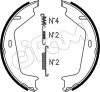 153-479K CIFAM Комплект тормозных колодок, стояночная тормозная система