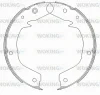 Z4541.00 WOKING Комплект тормозных колодок, стояночная тормозная система