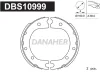 DBS10999 DANAHER Комплект тормозных колодок, стояночная тормозная система