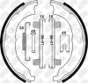 FN0681 NIBK Комплект тормозных колодок, стояночная тормозная система