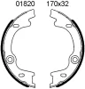 01820 BSF Комплект тормозных колодок, стояночная тормозная система