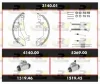 3140.01 ROADHOUSE Комплект тормозов, барабанный тормозной механизм