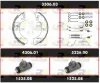 3306.03 ROADHOUSE Комплект тормозов, барабанный тормозной механизм