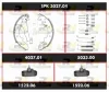 SPK 3027.04 ROADHOUSE Комплект тормозов, барабанный тормозной механизм