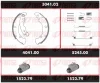 3041.02 REMSA Комплект тормозов, барабанный тормозной механизм