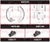 3075.04 REMSA Комплект тормозов, барабанный тормозной механизм